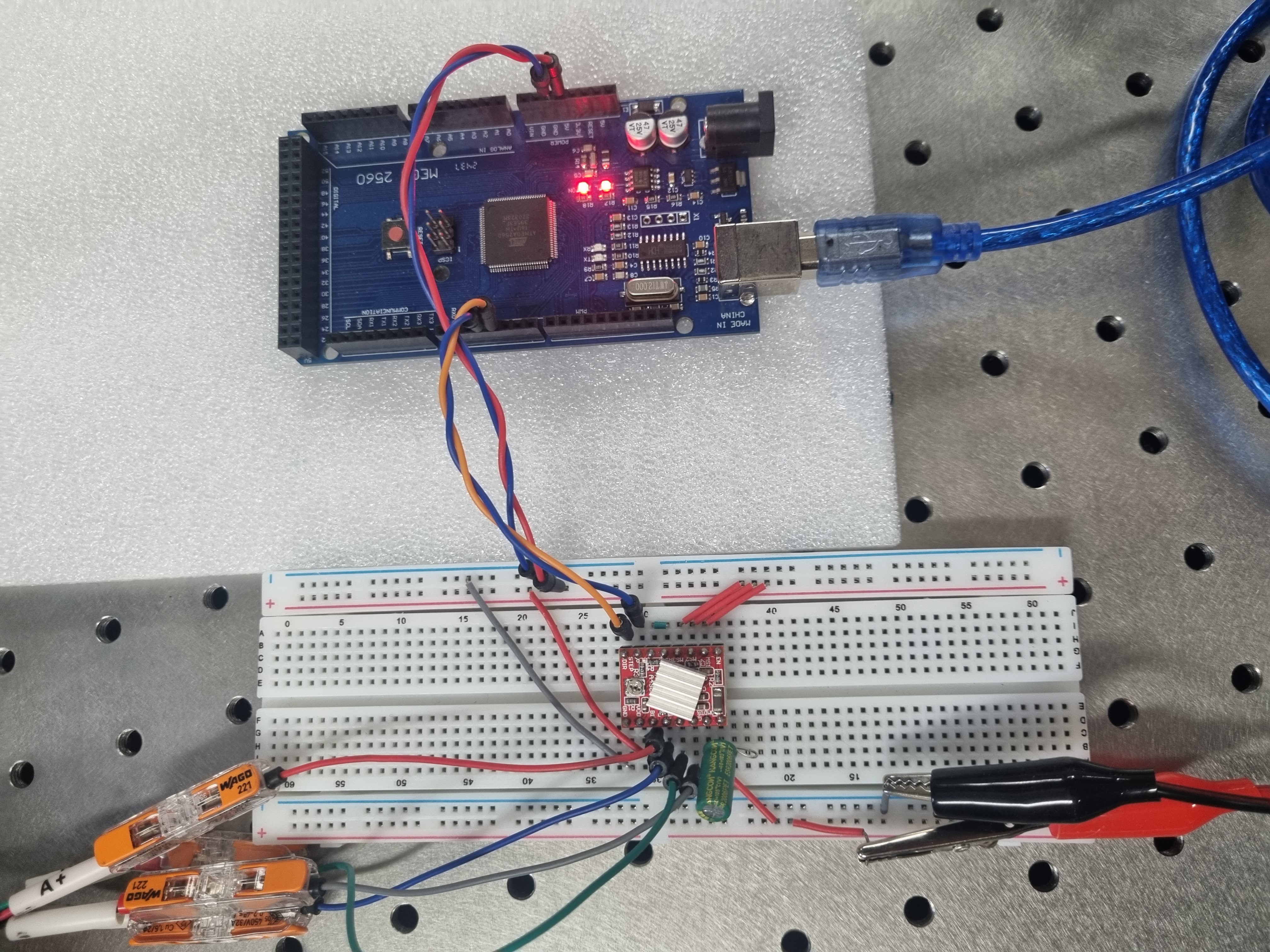 Arduino-controlled rotation stage